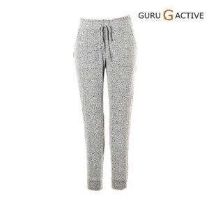 GURU G‎ ACTIVE Women's Elastic Waist Sports Lounge Pants with Pockets Sweatpants